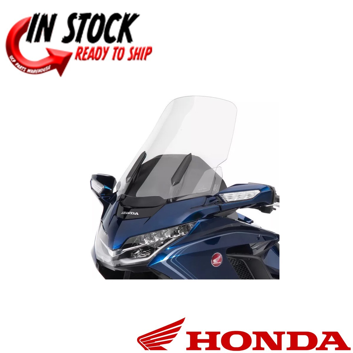 HONDA 2018 -2025 GL1800 GOLD WING TOUR TALL WINDSCREEN WIND SHIELD