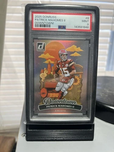 Panini Donruss Downtown! Patrick Mahomes II #8 PSA 9 Chiefs 2025