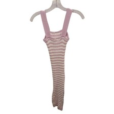 NWT Pink Striped Midi Dress