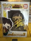 Funko Pop! Overhaul My Hero Academia #788 Autographed by Kellen Goff JSA COA