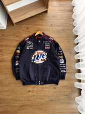 VTG Rusty Wallace NASCAR Miller Lite Chase Racing Bomber Jacket