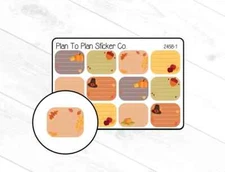 2458-1~~Fall Boxes Planner Stickers
