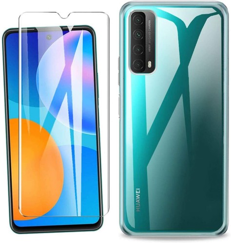 COVER CUSTODIA + PELLICOLA VETRO TEMPERATO PER HUAWEI P SMART 2021 2020 2019 - Foto 30 di 35