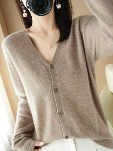 Damen Herbst und Winter lose Übergröße Strickjacke Pullover Jacke Mode - Bild 39 von 43