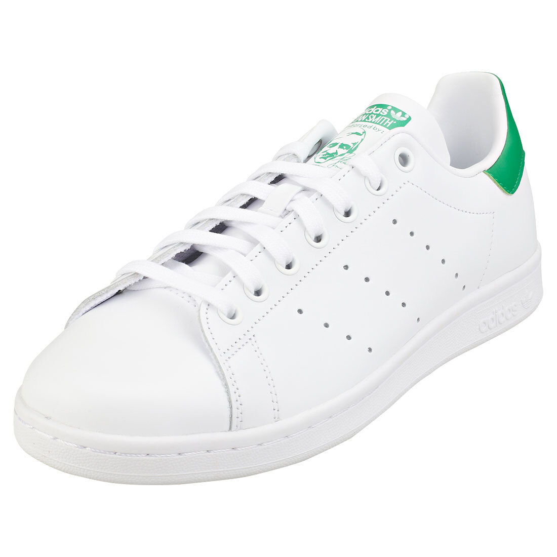 adidas Stan Smith Uomo White Green Formatori Casuale - 42 2/3 EU