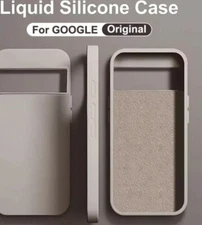 Luxury Original Silicone Case for Google Pixel 8 7 6 Pro 7A 6A Shockproof Cover