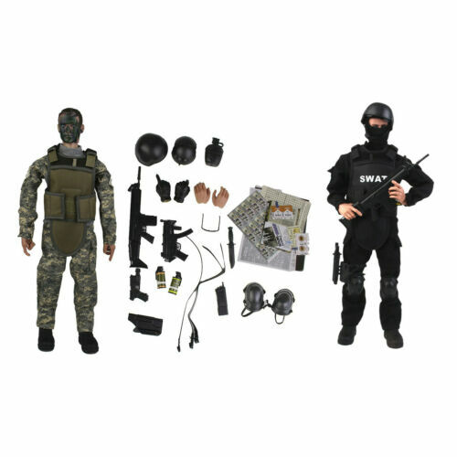 18 Figure d'Azione Mobili di Combattimento Soldato Uomini Esercito