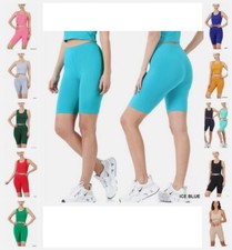 NEW ZENANA Women Premium Soft COTTON STRETCH SHORTS LEGGINGS S-XL