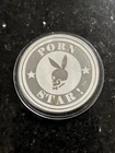 MK BARZ  Porn Star Silver 1 Oz Round Silver ART Round Proof Like