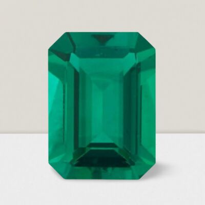 Emerald Octagon Cut Gemstone 5 Cts - 12x10 mm AAA+ Loose Gem