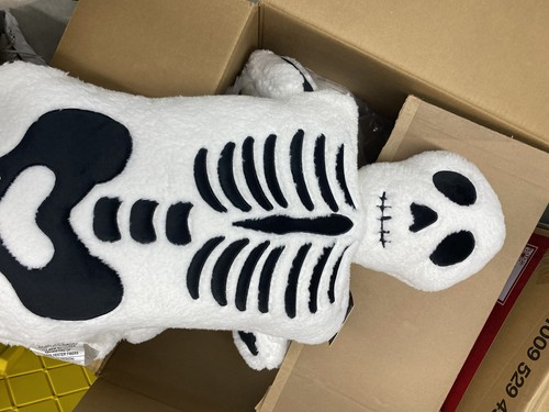 Tj Maxx Plush Skeleton Pillow 5 Foot Halloween Decoration White NEW | eBay