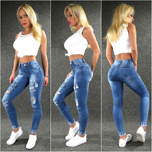 ZAZOU Stretch Jeans XS S M L XL Damen Skinny Designer Röhrenjeans Style E1964 ZAZOU Stretch Jeans XS S M L XL Damen Skinny Designer Röhrenjeans Style E1964
