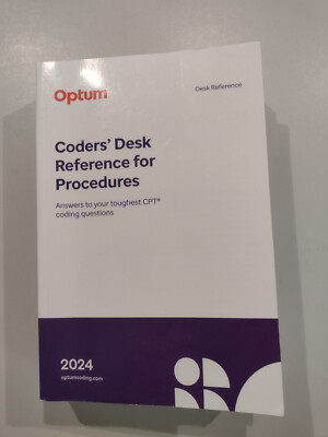 2024 Coders' Desk Reference for Procedures - - Paperback, by Optum ...