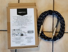 1/4 inch 6.35 mm Guitar instrument Cable - Straight to Straight  10ft 