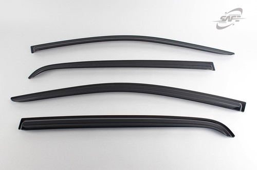 SAFE Smoke Tinted Weather shields 4p for 2002 ~ 2012 Hyundai Getz 5dr Hatch - Picture 2 of 6