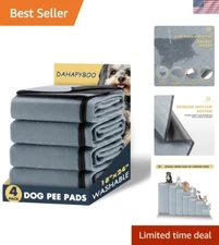 Eco-Friendly Dog Training Pads - Soft, Waterproof, & Reusable (Pack of 4)