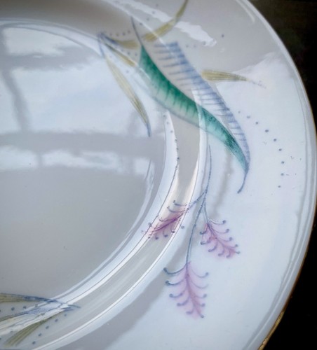 Pretty ROYAL Standard ‘Enchantment’ Teacup Saucer Set 20pc Duck Egg Blue Vintage - Picture 7 of 12