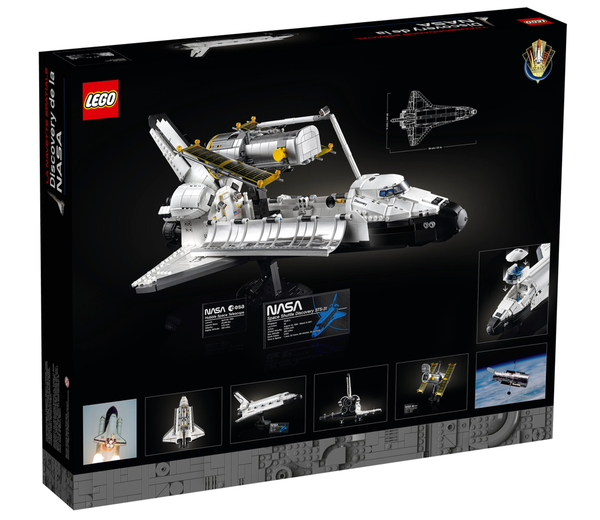 LEGO 10283 : NASA Space Shuttle Discovery w/ Hubble   Space Shuttle Discovery 10283 main image 0