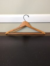 Vintage Wooden Clothes Hangers Hotel Burlington Washington D.C.