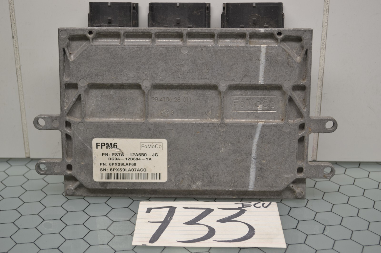14 15 16 Ford Fusion 2.5L #733 Engine Computer ECM ECU ES7A-12A650-JG