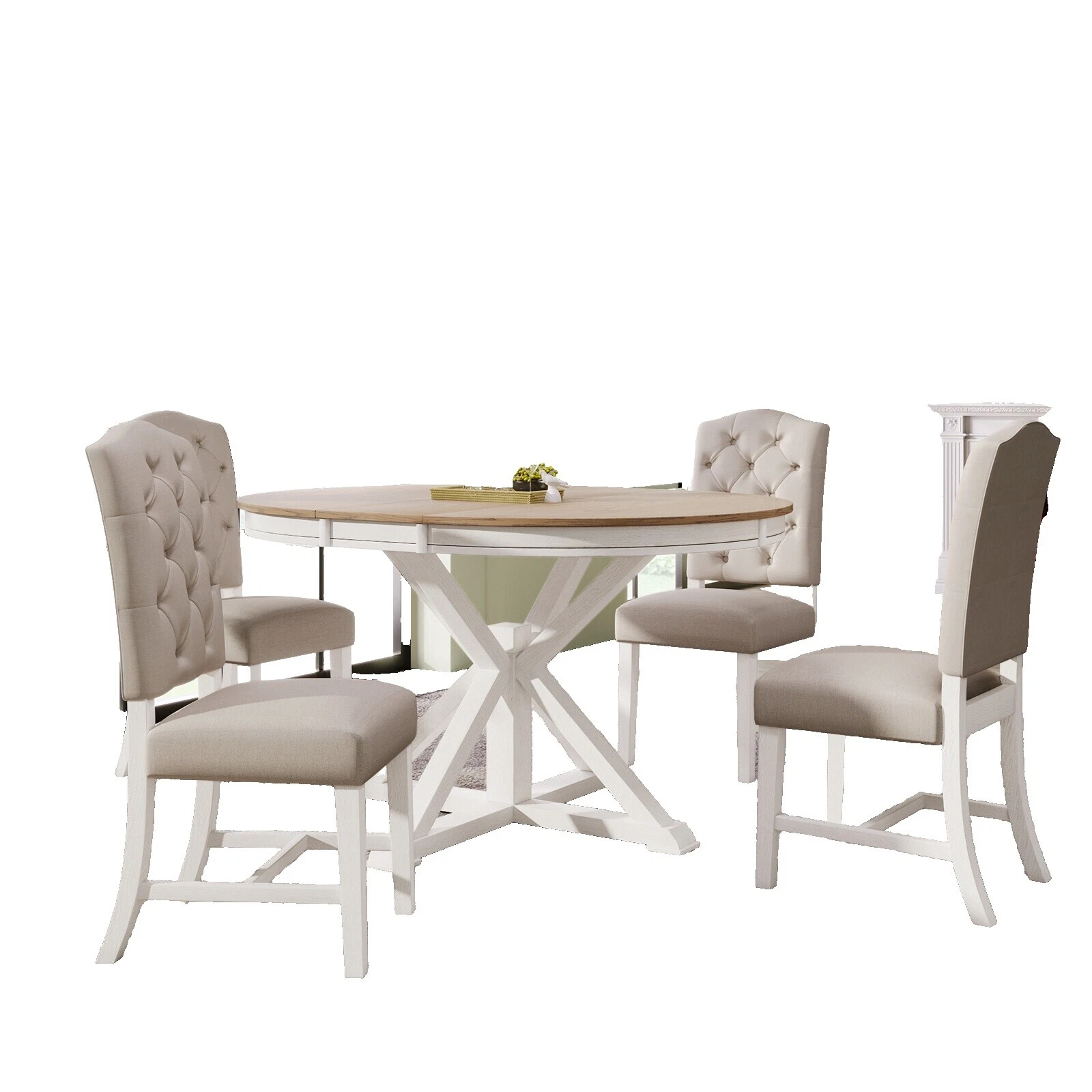Solid Wood Extending Dining Furniture Sets