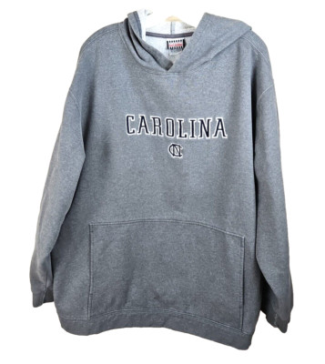 University of North Carolina Men's Gray XXL Hoodie Sweatshirt Foot Locker  Logo