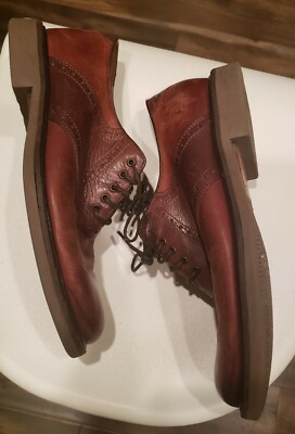 Chaussures Oxford Homme Johnston & Murphy – Saddle Marron – Taille US 8.5 M – Cuir – Occasion