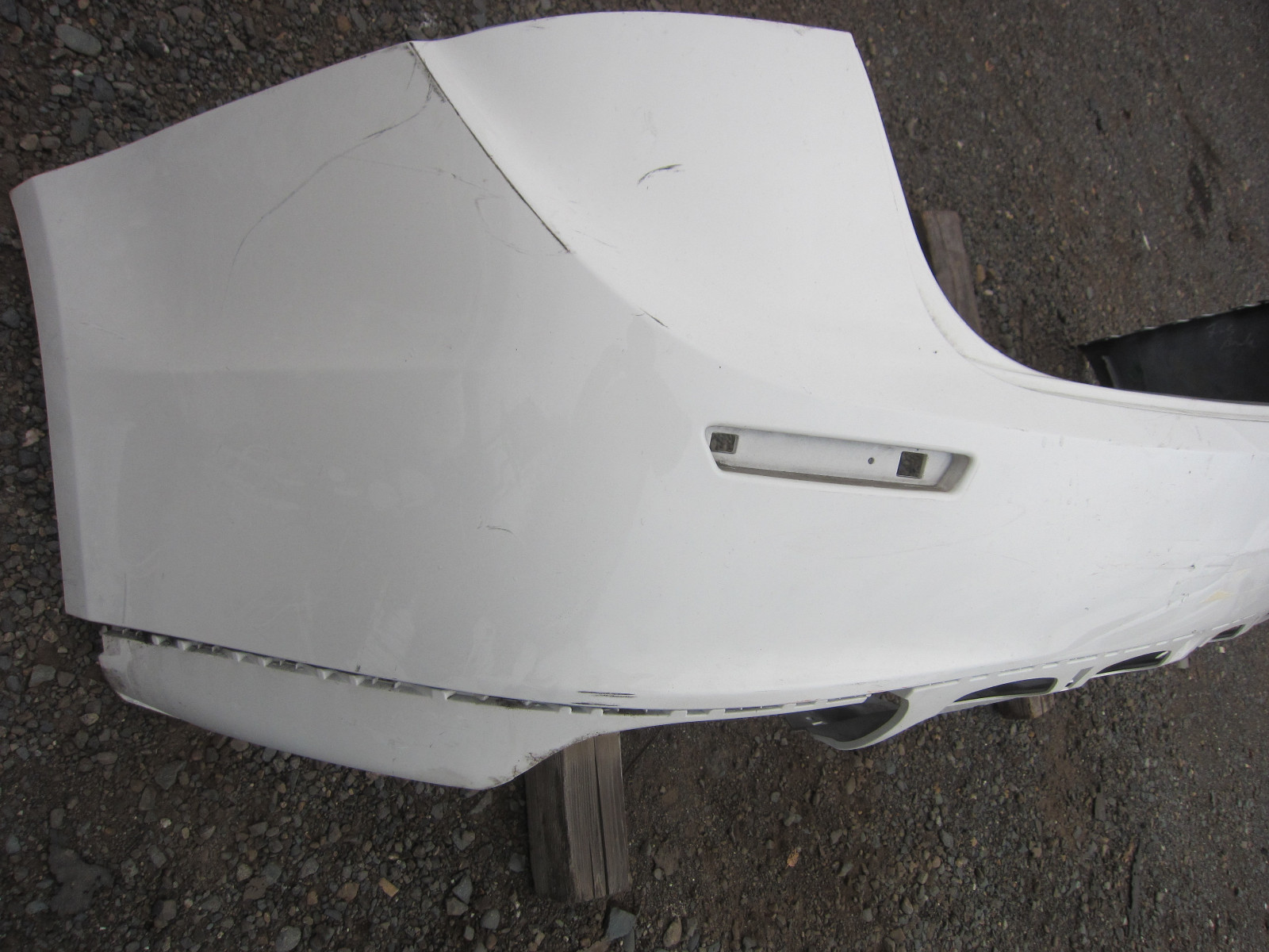 Maserati Ghibli - Rear Bumper. White / USED - 673004365, 2014-17