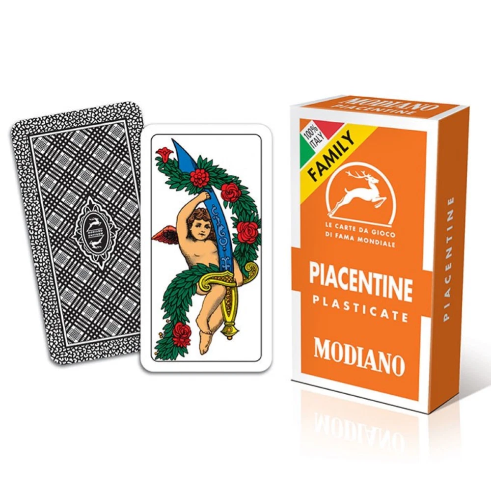 4 Mazzetti Carte Napoletane MODIANO • 40 Carte Regionali • Fatte In Italia • Scopa E Briscola - Foto 3