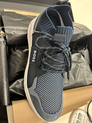 HUGO Boss Trainers Extreme_runn_Knit_N 50498247 Navy Blue Men