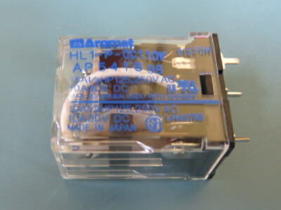 Aromat  HL1-P-DC110V Qty of 4 per Lot Power Relay 110VDC 15A SPDT(43x20.6x41.75)