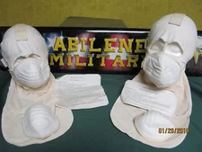 US MILITARY SURPLUS EXTREME COLD WEATHER FACE MASK w/ FILTERS Lot of 2 Sets