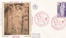 FRANCE 1976 FDC CROIX ROUGE YT 1910