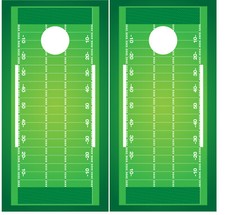 Football Cornhole Wraps Vinyl Boards Decals Bag Toss Game Stickers