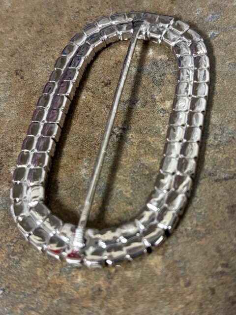 Rhinestone Scarf Ring/Loop - image 2