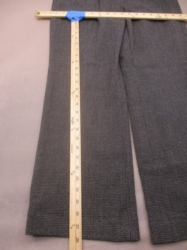 NWT Rafaella Size 10 Womens Gray Zip Fly Pockets Low Rise Knit Dress Pants 156 - Picture 4 of 9