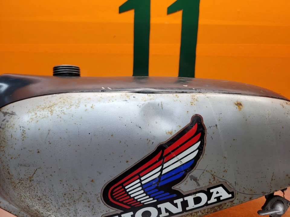 Honda CR125 1974 tanque de gasolina Cr 125 CR125M 74 Elsinore vintage Ahrma 11go Foto 3 de 4