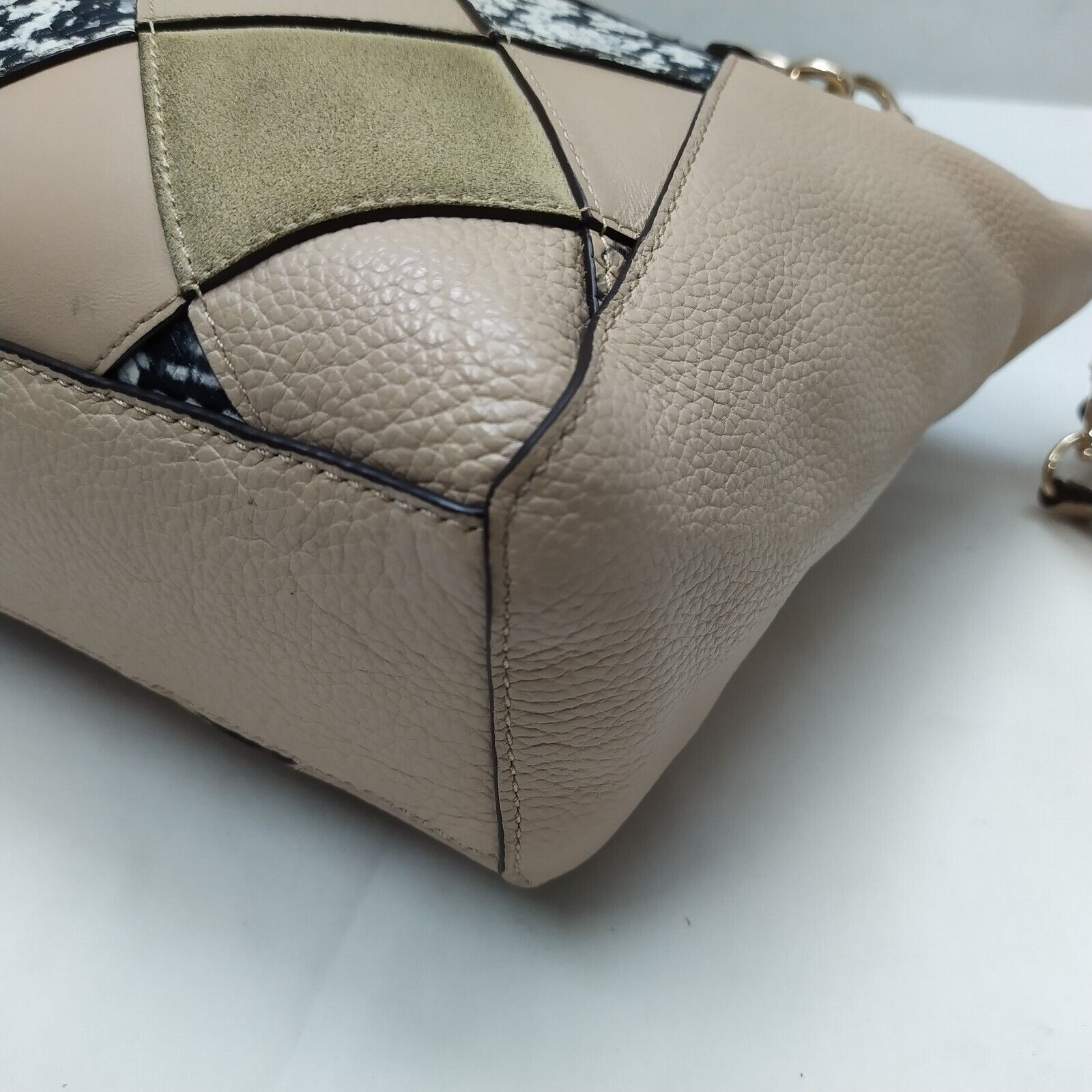 Coach Kelsey Multicolor Leather Patchwork Snakesk… - image 10