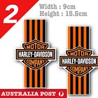 <!--F#f_0-->Harley Davidson Logo with orange stripes Motorcycle Decal Stickers<!--F/-->