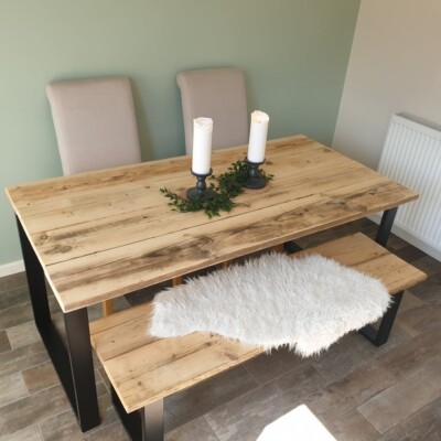 Industrial Esstisch | Rustikaler Esstisch | Altholztisch | Esszimmer