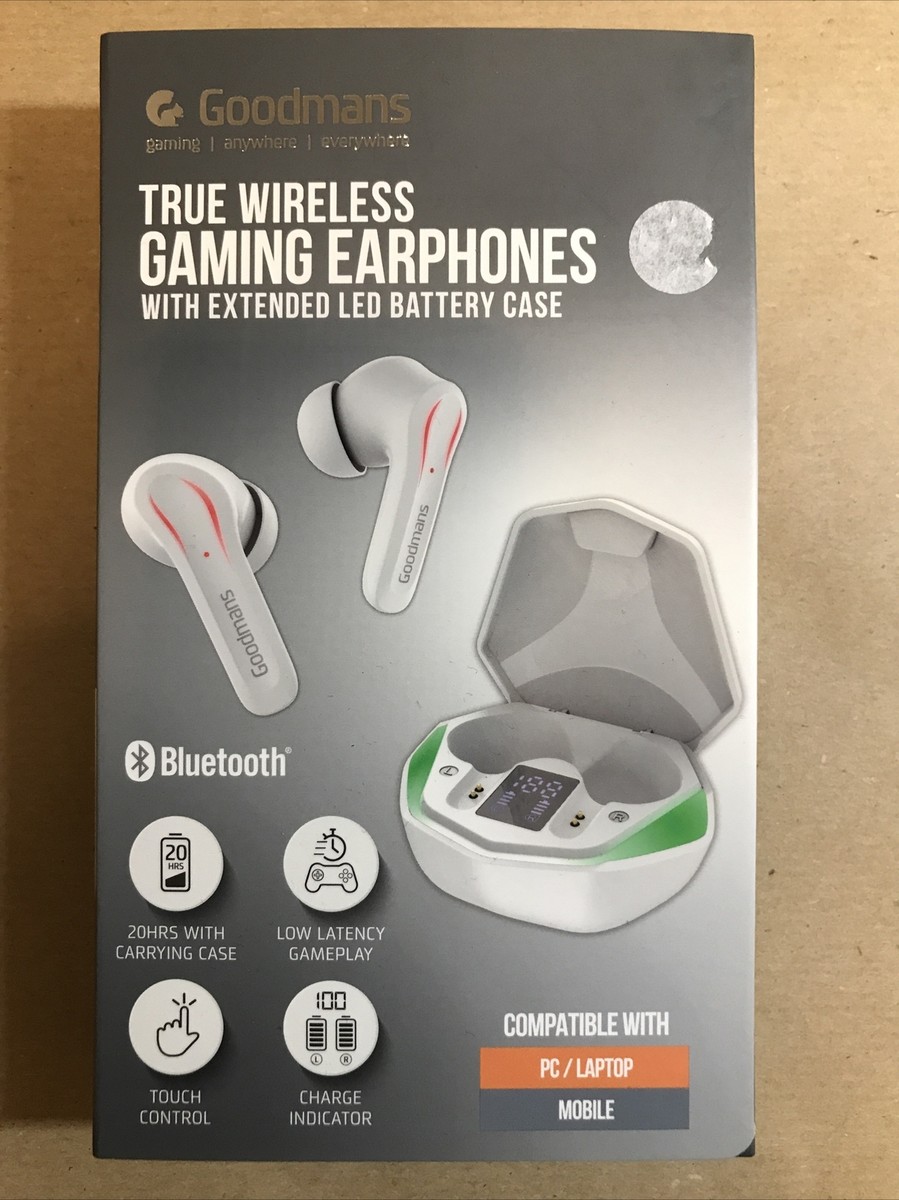 Brand New Goodmans True Wireless Gaming Earphones With Extended