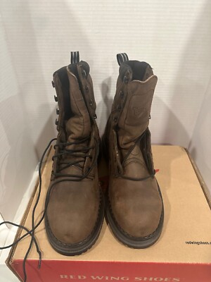 Red Wing 4435 Work Boots 8 Inch Safey Toe Metguard  display picture 1