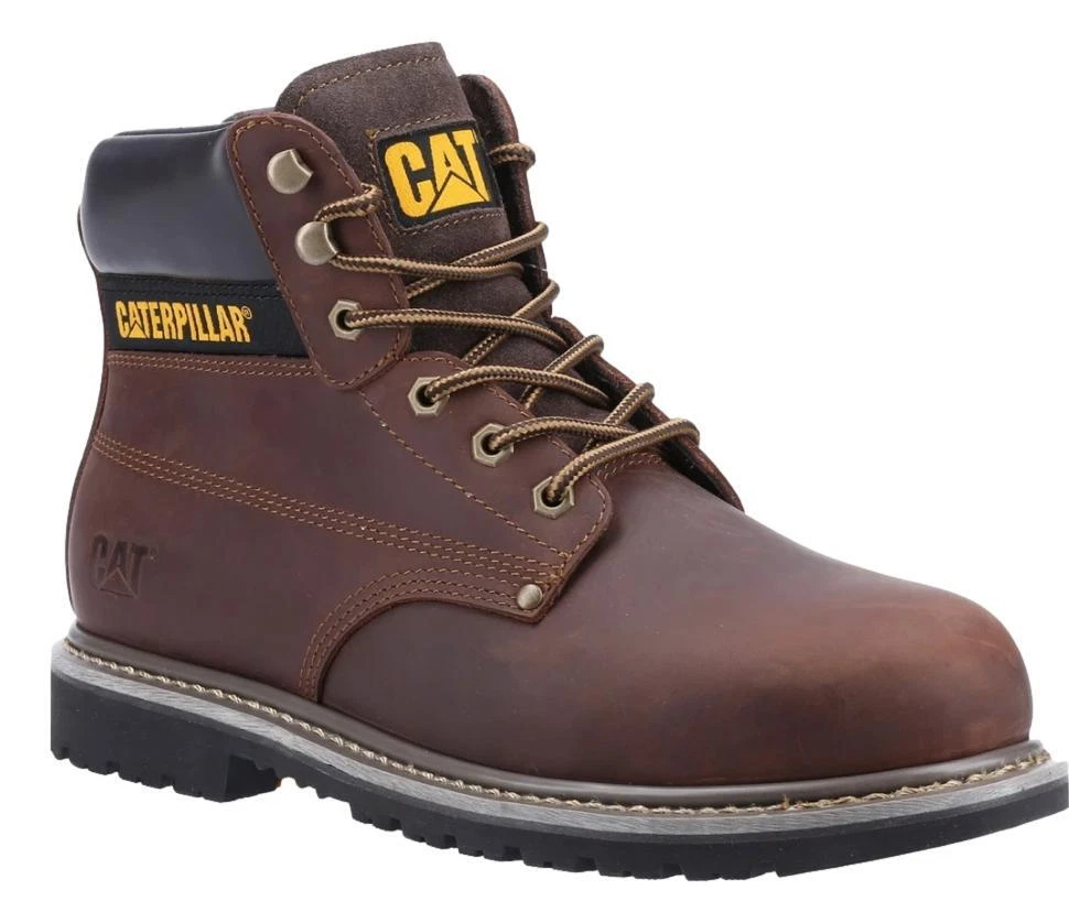 Botas de trabajo clásicas con punta de acero marrones de seguridad marrones Caterpillar PowerPlant SB para hombre | eBay Botas de trabajo clásicas con punta de acero marrones de seguridad marrones Caterpillar PowerPlant SB para hombre | eBay