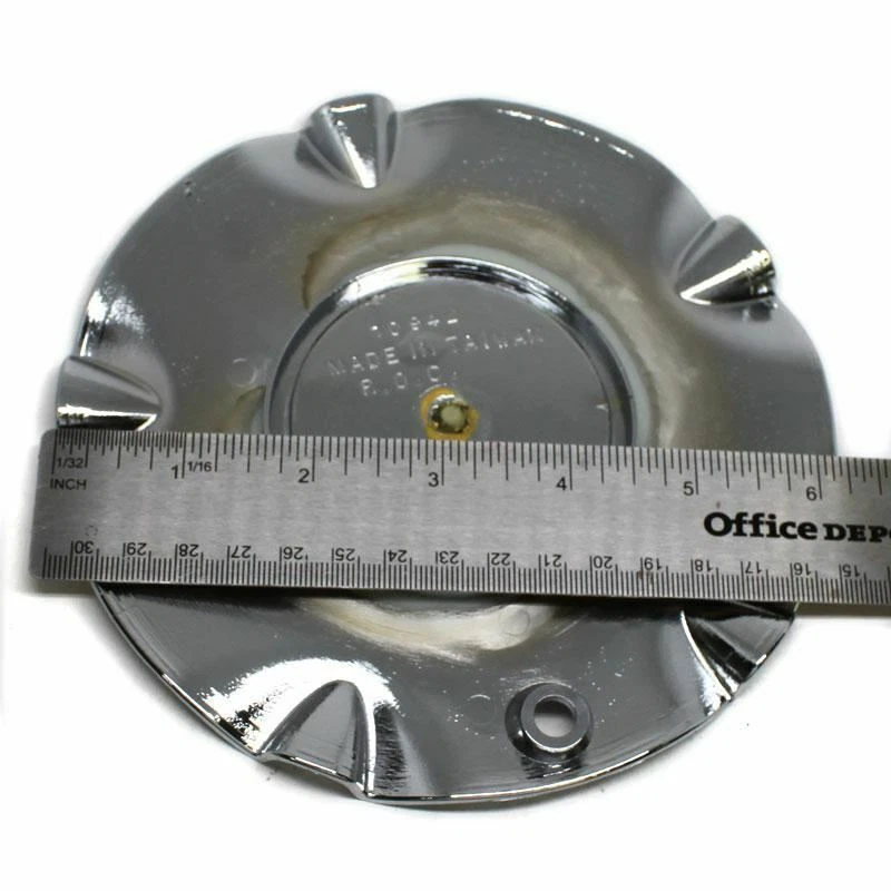 TAPA CENTRAL CROMADA RUEDA MERCEDES BENZ ÉPICA CLÁSICA 10942 NUEVA Foto 3 de 3