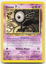 Neo Discovery Unown [F] 48/75 LP Pokemon Unlimited Uncommon Tcg Card