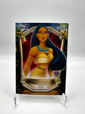 Pocahontas 2/5 SSP 2025 Topps Disney Wonder Princess Enchantment Red Refractor