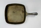 Vintage GRISWOLD 55B Cast Iron Square Skillet (9 1/2”)