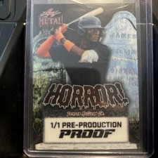  2025 Dexter Mcleon Jr.  1/1 Pre-Production Leaf Metal Halloween Horror 