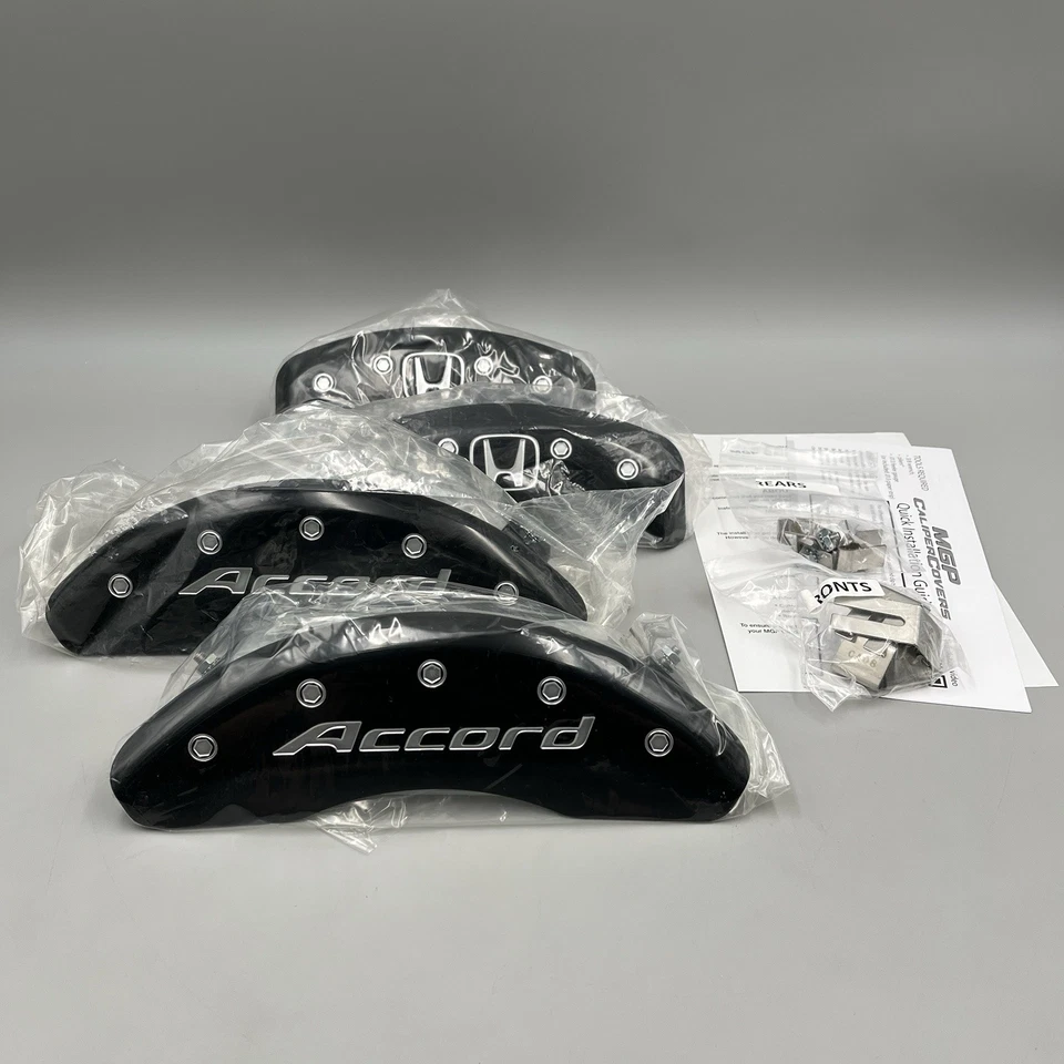 Cubiertas de pinza de freno MGP Honda Accord 2008-2012 solo 4 cilindros - negro - 20130SACCBK Foto 2 de 4