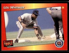 1992 Triple Play #117 Lou Whitaker Baseball Card 1002S